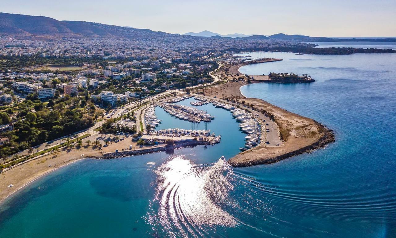 Glyfada Coast Studio Lägenhet Aten Exteriör bild