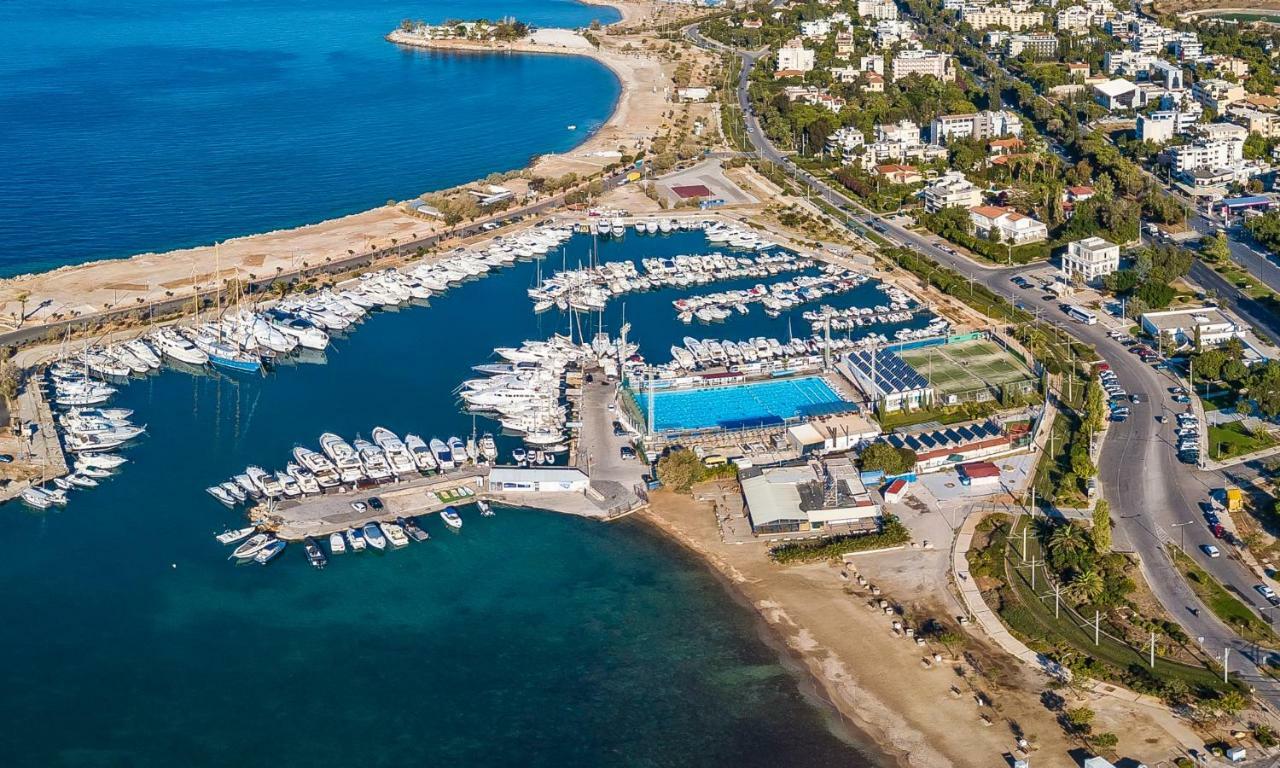 Glyfada Coast Studio Lägenhet Aten Exteriör bild